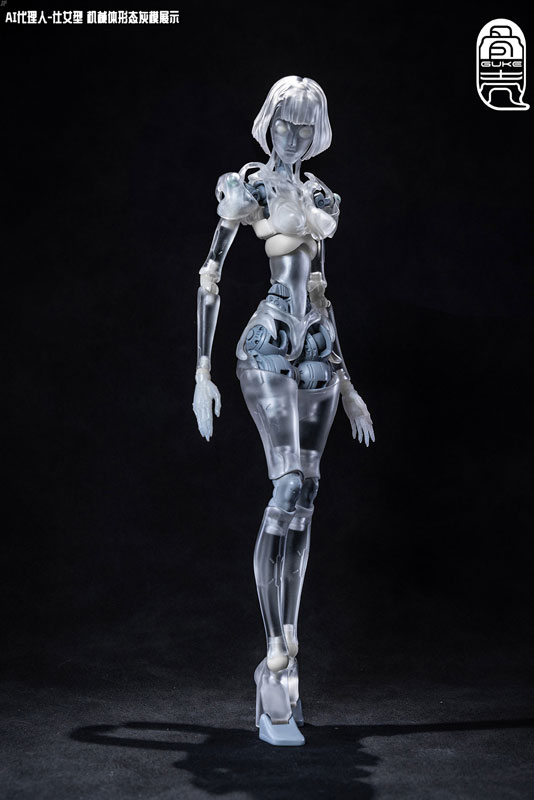 GK01FEC1 AI Agent Servant Type C1 Transparent Ver. 1/12 Scale Posable Figure Body(Provisional Pre-order)