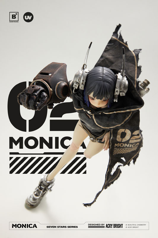Beautiful Chemistry x Acky Bright Seven Stars Series No.02 Monica 1/6 Complete Model Action Figure(Provisional Pre-order)