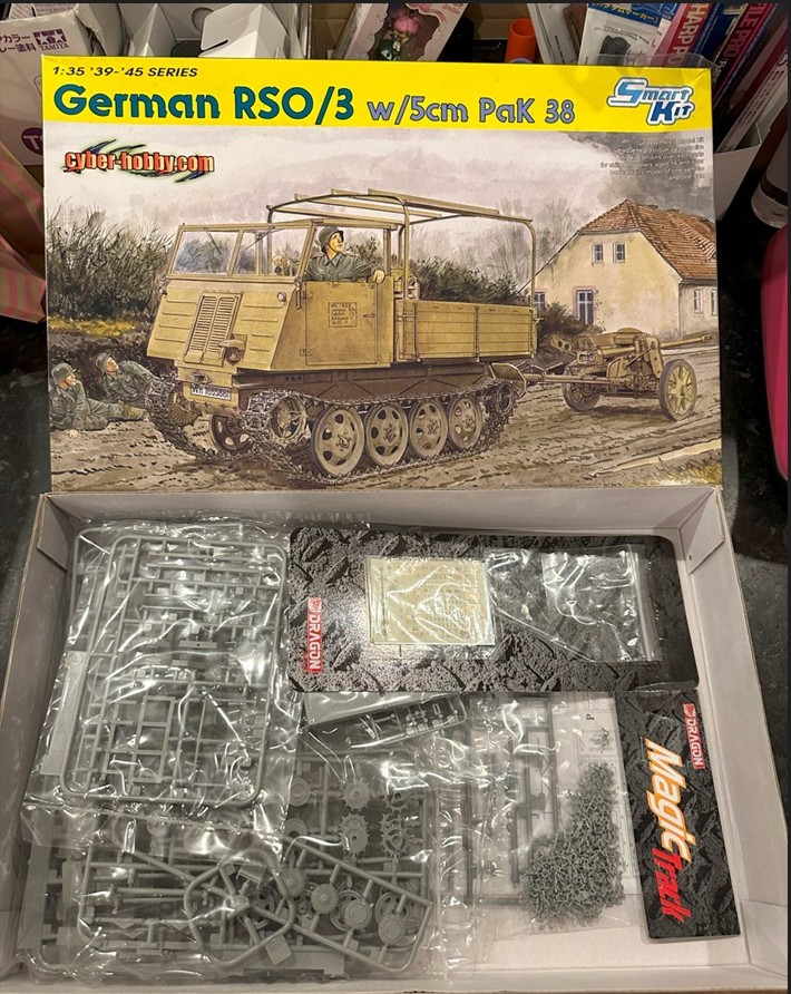 โมเดลรถถังจำลอง Dragon Models 1/35 DRA6684 German RSO/03 + 5cm Pak 38