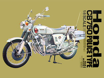 โมเดลมอเตอร์ไซด์ทามิย่า ขนาด 1/6 Tamiya TA16004 Honda CB750 Police Type