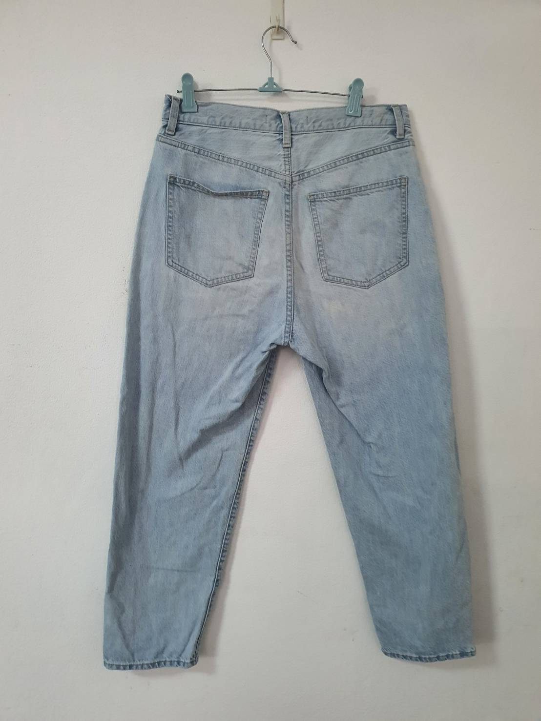 FF06296 กางเกงยีนส์มือสอง ฟอกนิ่ม แบรนด์ uniqlo jeans เอว 28 นิ้ว