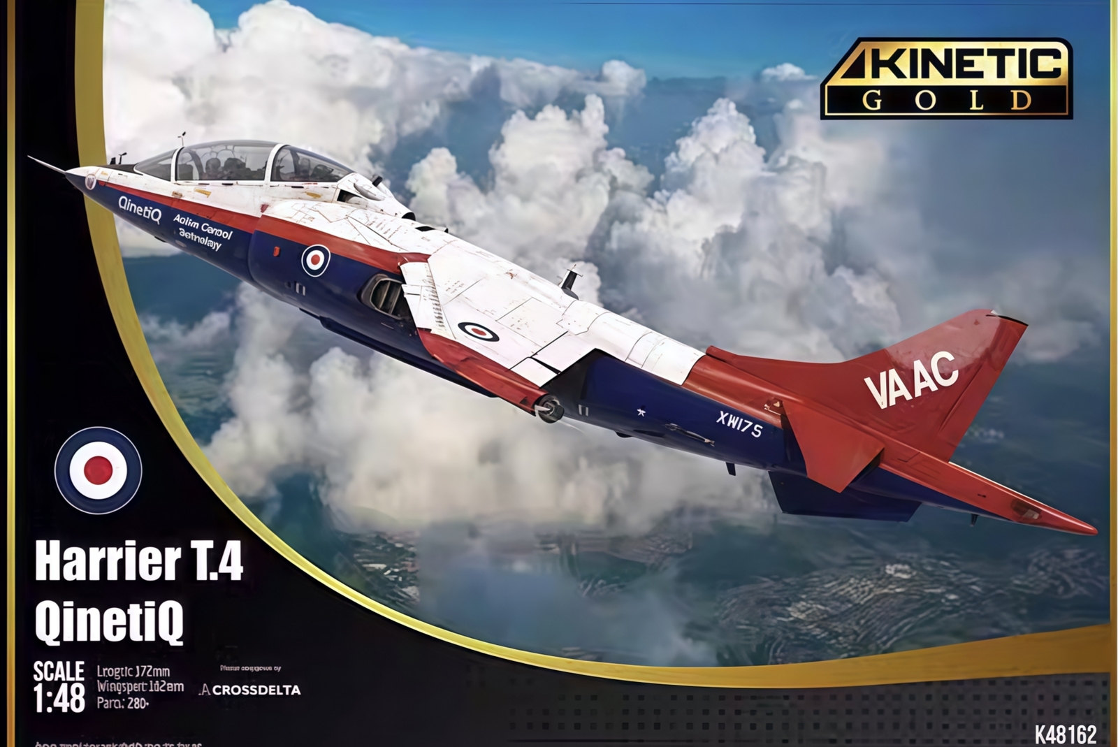 KI-K48162 Kinetic 1/48 Harrier T.4 QinetiQ