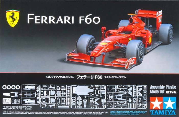 โมเดลรถแข่งฟอร์มูล่าวันทามิย่า F1 ขนาด 1/20 Tamiya TA20059 FerrariI F60