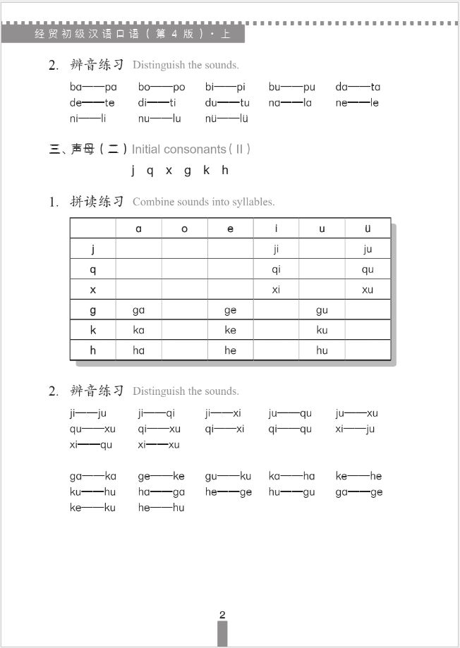แบบเรียนการสนทนาภาษาจีนธุรกิจ (ระดับพื้นฐาน) เล่ม 1+MP3 Business Chinese Conversation (Elementary) (The Fourth Edition) Vol. 1+MP3 经贸初级汉语口语（第4版）（上）+MP3