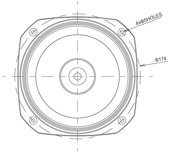 ดอกลำโพง Fostex FE166NV 6.5" Full Range