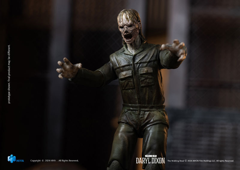 The Walking Dead: Daryl Dixon 1/18 Action Figure Dark Eyes Walker(Provisional Pre-order)