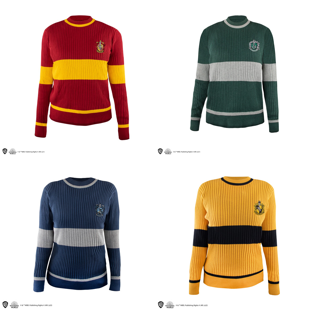 [Pre-Order] Cinereplicas x Harry Potter House Quidditch Sweater เสื้อสเวตเตอร์ควิดดิช ประจำบ้าน