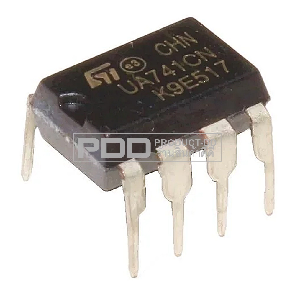 IC 741 ไอซีออปแอมป์ OP-AMP ขยายสัญญาณ สำหรับขวงจรยายเสียง และงานอิเล็กทรอนิกส์