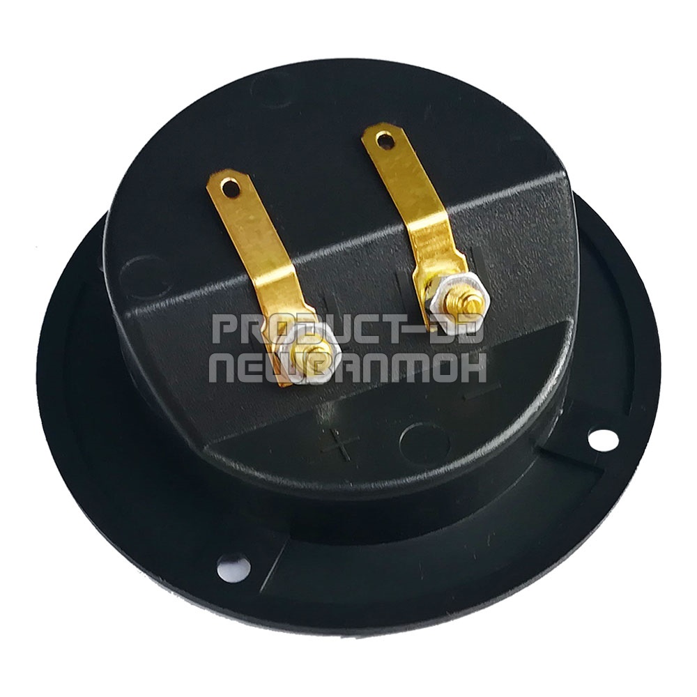 แท็ปลำโพง 2P ทรงกลม ขนาด 8.2x8.2cm บานาน่าแจ๊คสีทอง