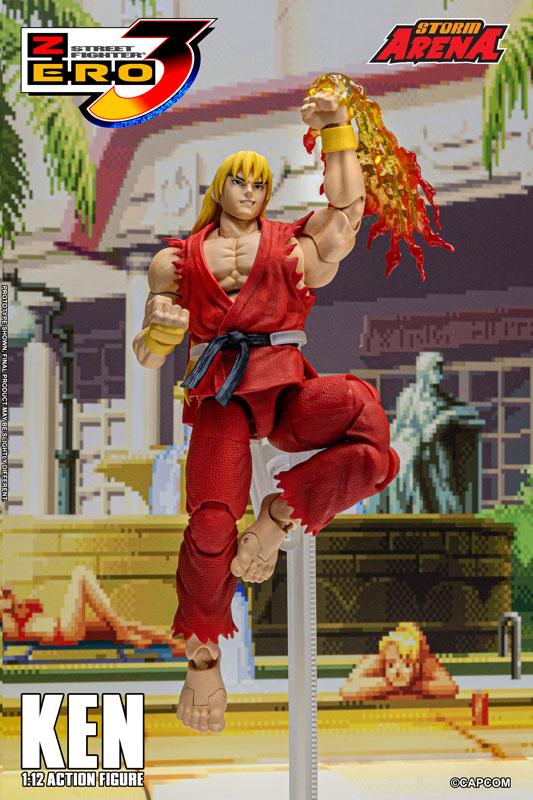 Street Fighter Alpha 3 1/12 Scale Action Figure Ken(Provisional Pre-order)