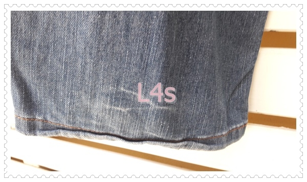 FF02122 -กางเกงยีนส์ มือสอง แบรนด์เนม DKNY JEANS เอว 28 นิ้ว