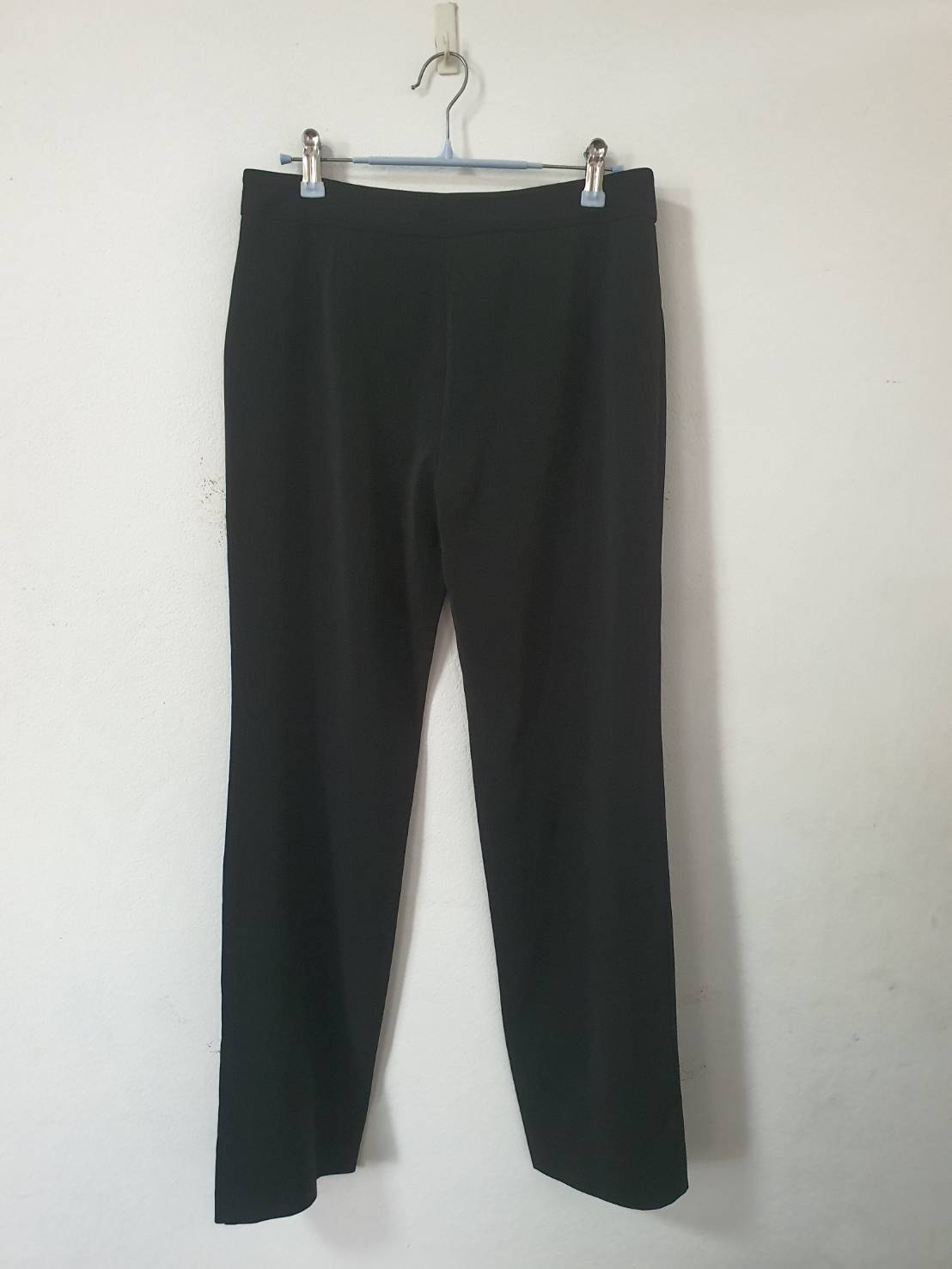 FF06538 กางเกงผ้ามือสอง สีดำ แบรนด์ LIGNE เอว 28 นิ้ว