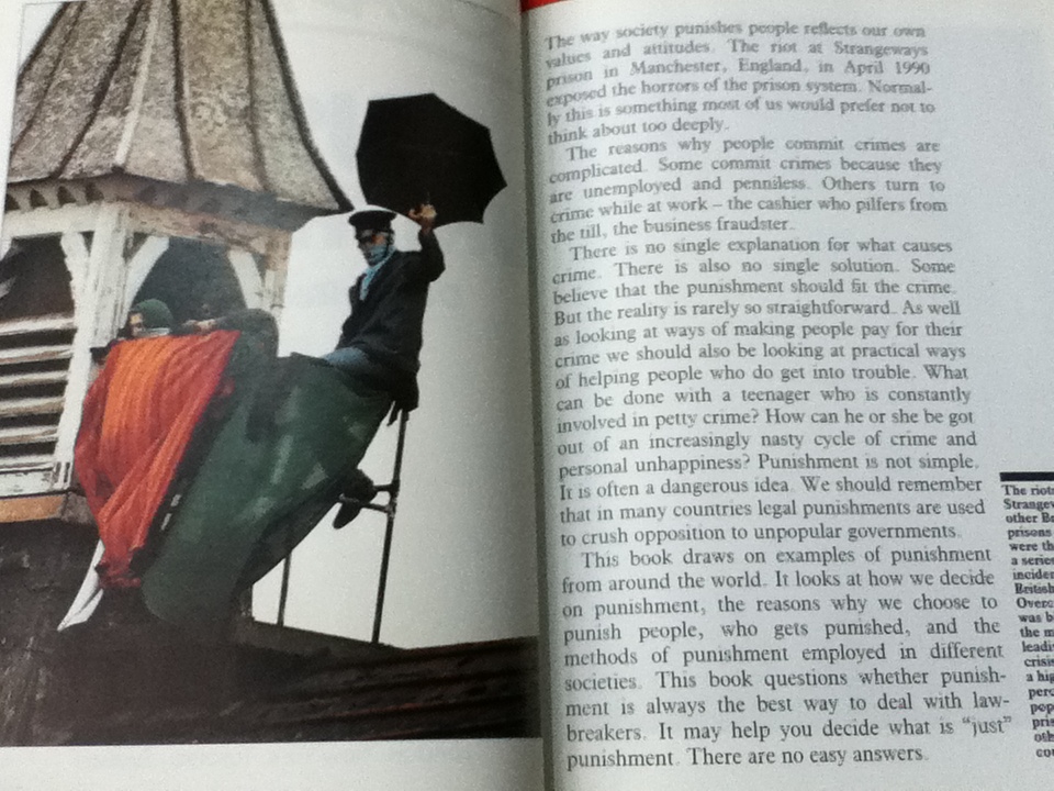 Understanding Social Issues JUST PUNISHMENT/ David Robins