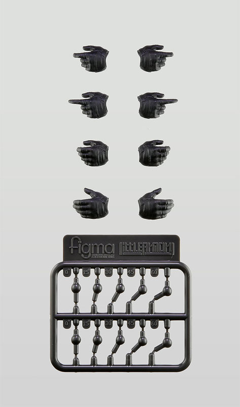 LittleArmory LA-OP18: figma Tactical Gloves L Size (Black)(Pre-order)