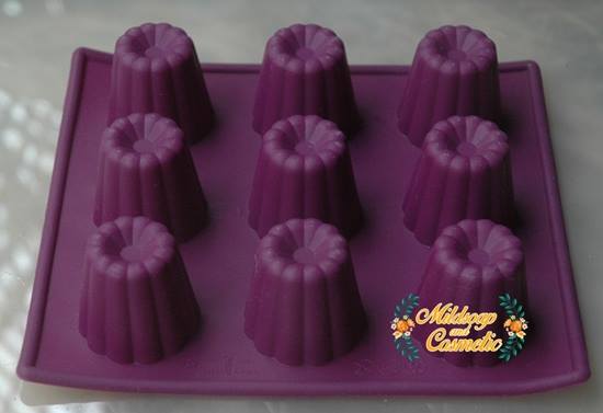 พิมพ์ซิลิโคน BUCKET FLOWER 9 หลุม,ทำเทียน ทำสบู่