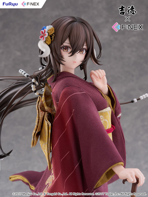 Yoshitoku x F:NEX Mikasa blue flower komachi ver -Japanese Doll- 1/4 Scale Figure(Pre-order)(Single Shipment)