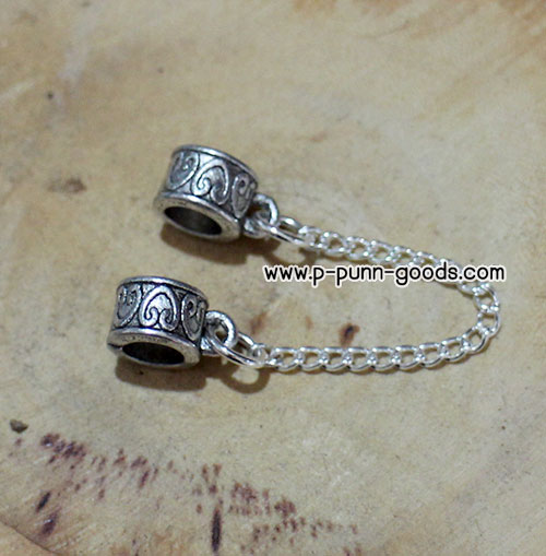 Safety Chain โซ่ปิดปลายเม็ดบีดส์ ** เลือกลายด้านใน **