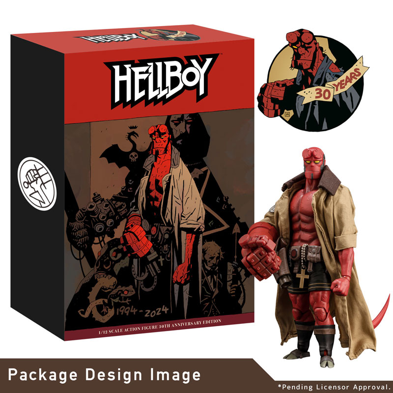 Hellboy 1/12 SCALE ACTION FIGURE 30TH ANNIVERSARY EDITION(Pre-order)