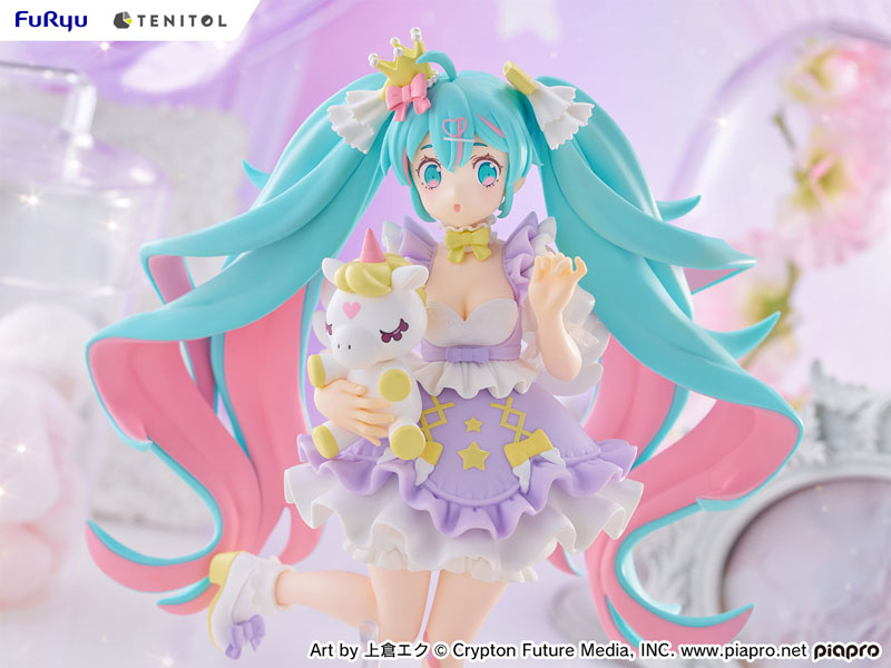 TENITOL Hatsune Miku Yumekawa Princess Lavender ver. Complete Figure(Pre-order)
