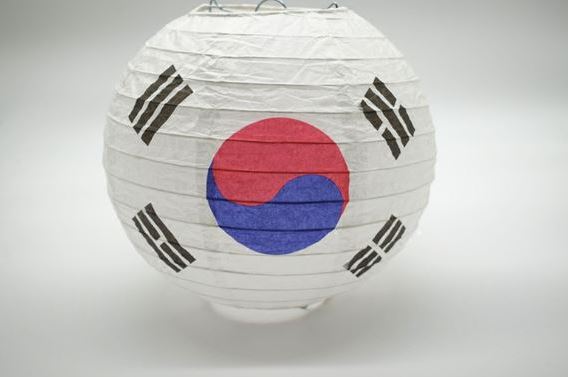 โคมแขวนเกาหลี โคมเกาหลี(ทำจากกระดาษลายธงชาติ) 한국어 교수형 랜턴패턴 Korean Hanging Lantern (Made of Paper, Flag Pattern)