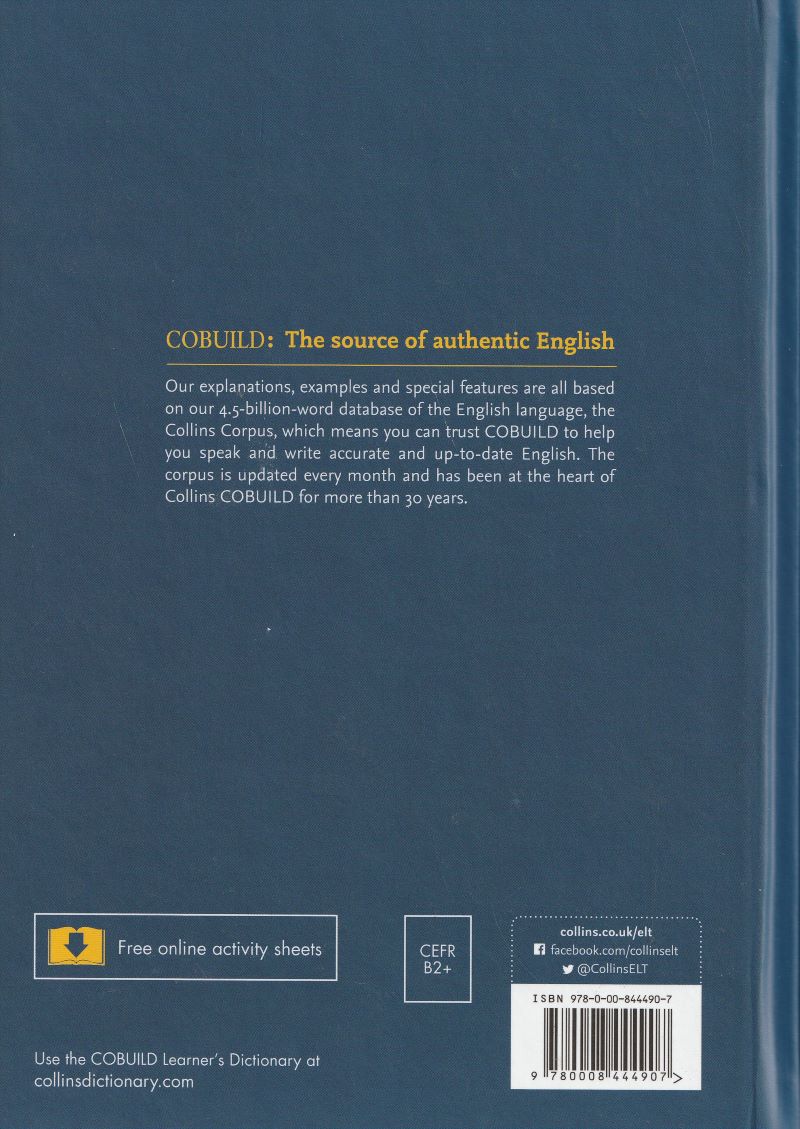 COLLINS COBUILD ADVANCED LEARNER'S DICTIONARY HB (10 ED) BY DKTODAY