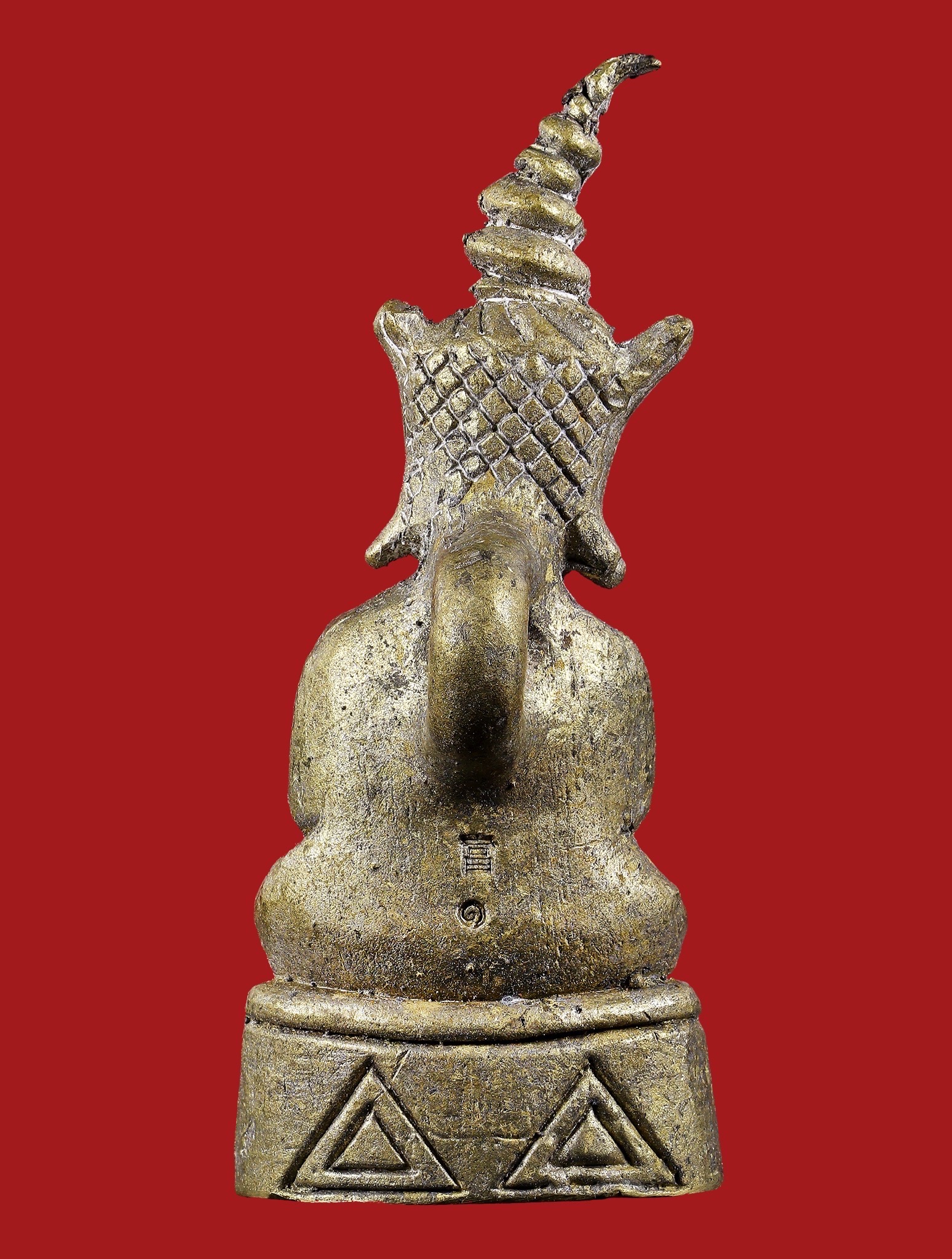 พญางั่งมหามนตราจันทร์เสี้ยว (เนื้อชนวนงั่งเก่าอาจารย์องอาจ) Supreme Mantra Crescent Moon Ngang. (casting remnents of arjarn ongart's ngang material) SKU-04047