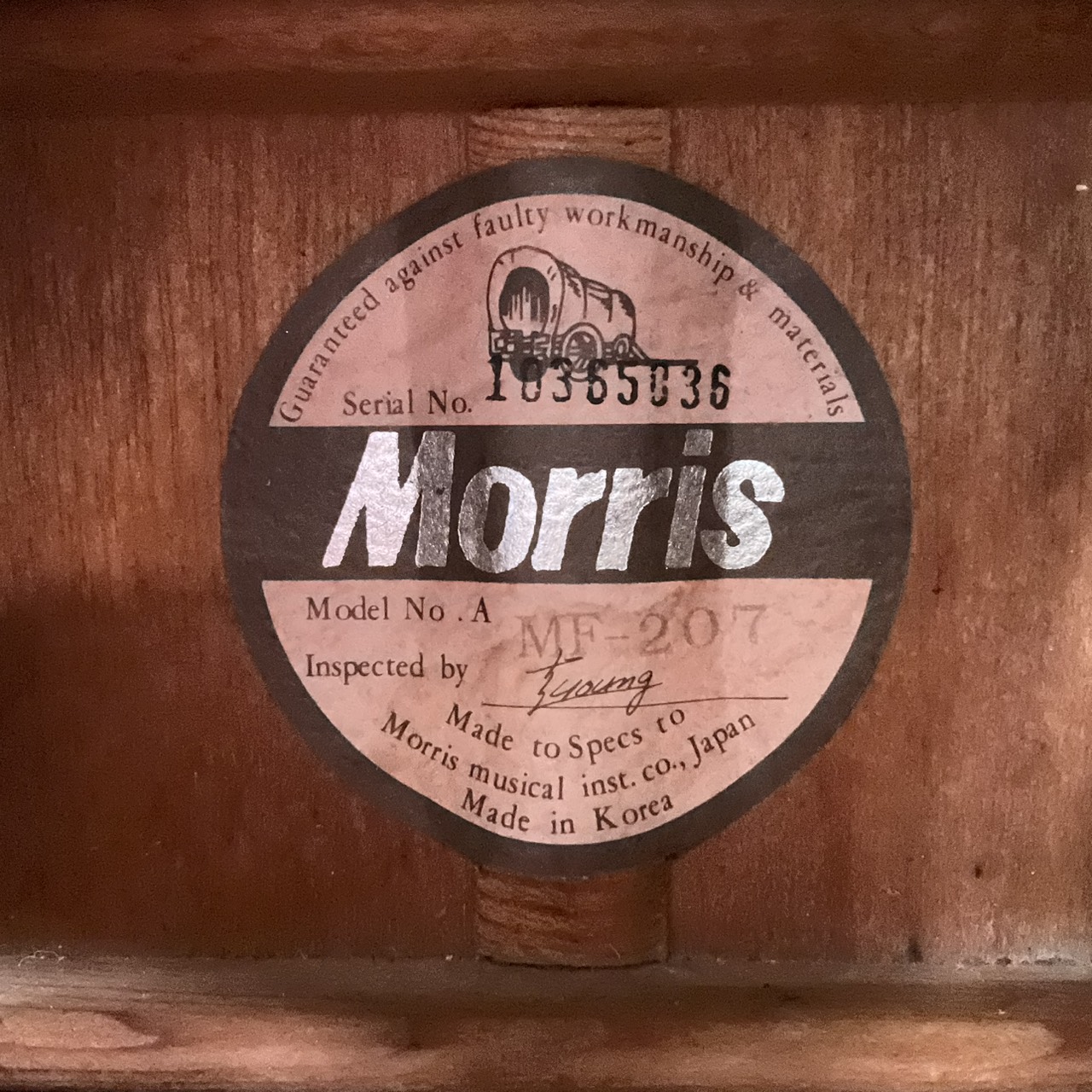 กีต้าร์โปร่ง Morris : MF-207