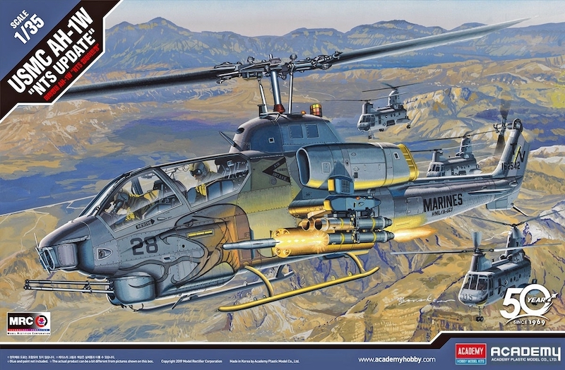 โมเดลเฮลิคอปเตอร์ Academy ขนาด 1/35 AC12116 AH-1W SUPER COBRA"NTS UPDATE"