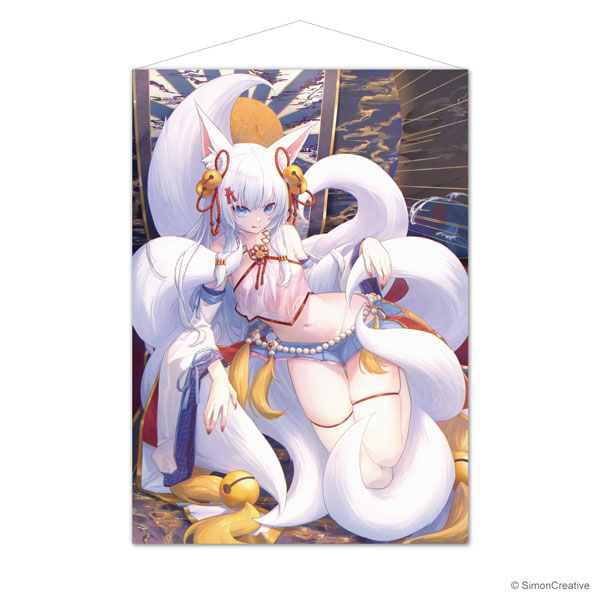 Kuuki Shoujo Chuuihou B2 Wall Scroll Air Fox (Brilliant)(Pre-order)