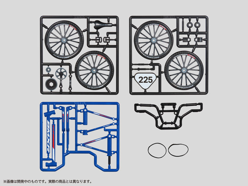 Pripra Figure Sports BMX Race blue Plastic Model(Pre-order)