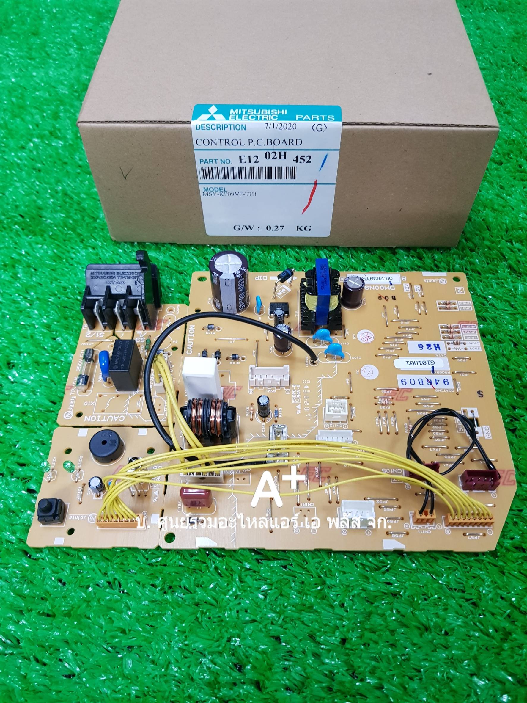 แผงวงจรควบคุมแอร์มิตซู CONTROL PC BOARD + ตัวรับสัญญาณMSY-KP09VF E1202H452 ส่งฟรี