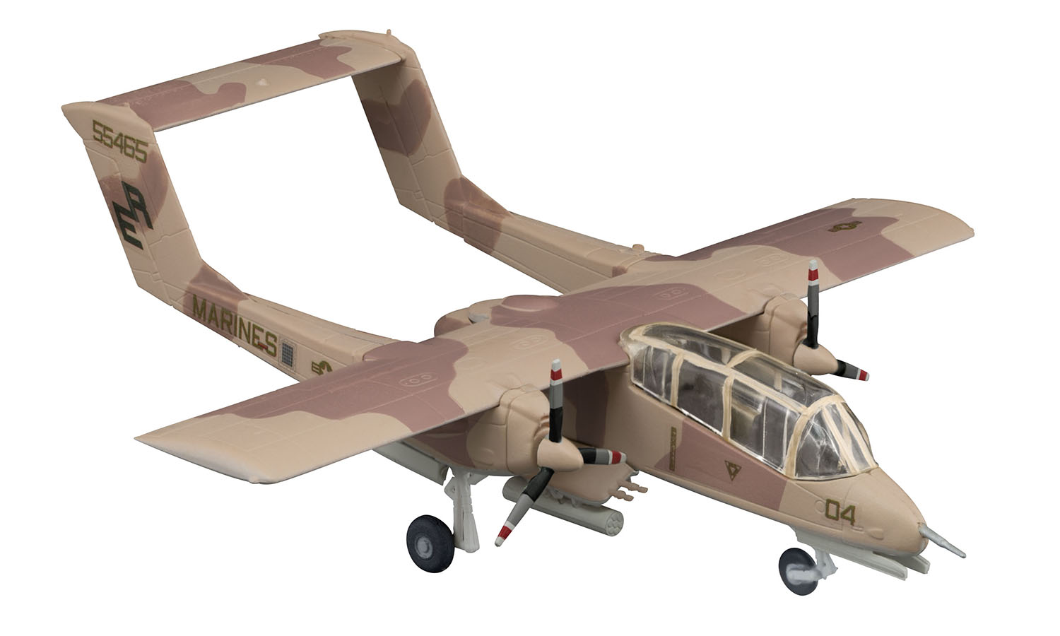 โมเดลเครื่องบินรบจำลอง ยี่ห้อเอฟทอย ขนาด 1/144 ชุด F-toys Wing Kit Collection VS12 OV-10 Bronco และ A-10 Thunderbolt II #1C