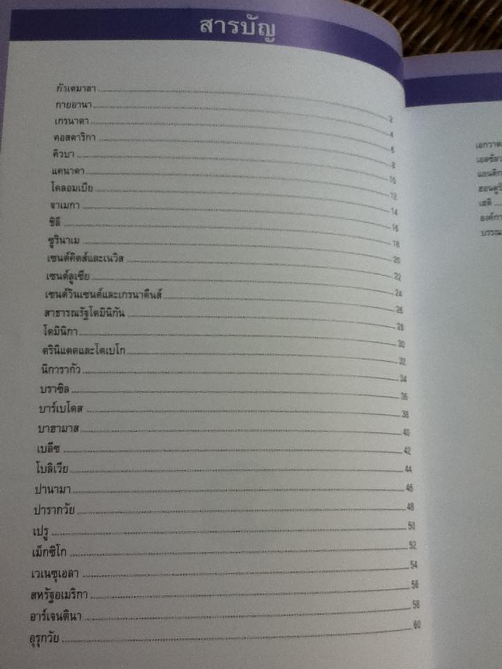 โลกน่ารู้จากแผนที่ อเมริกาเหนือ และอเมริกาใต้