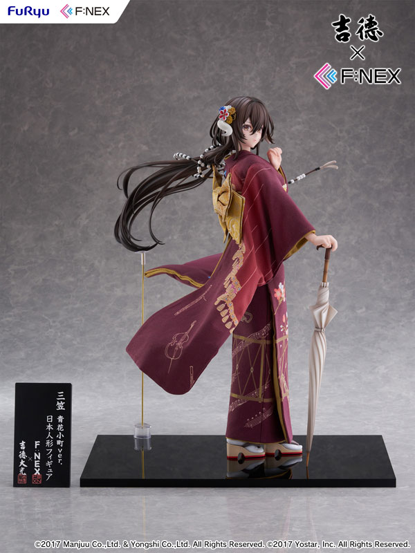 Yoshitoku x F:NEX Mikasa blue flower komachi ver -Japanese Doll- 1/4 Scale Figure(Pre-order)(Single Shipment)