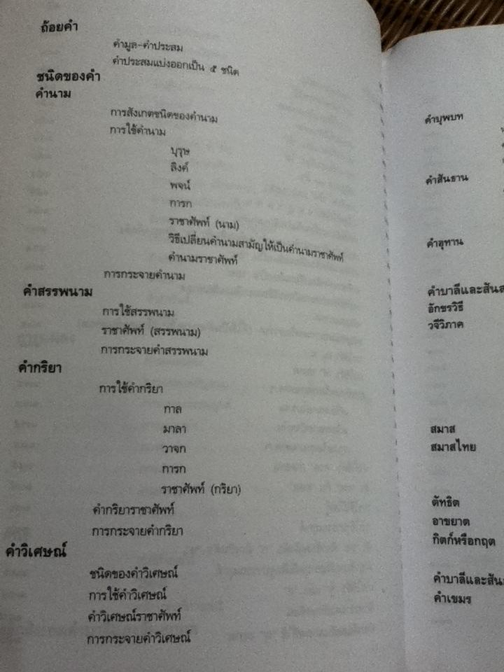 หลักภาษาไทย/ กำชัย ทองหล่อ