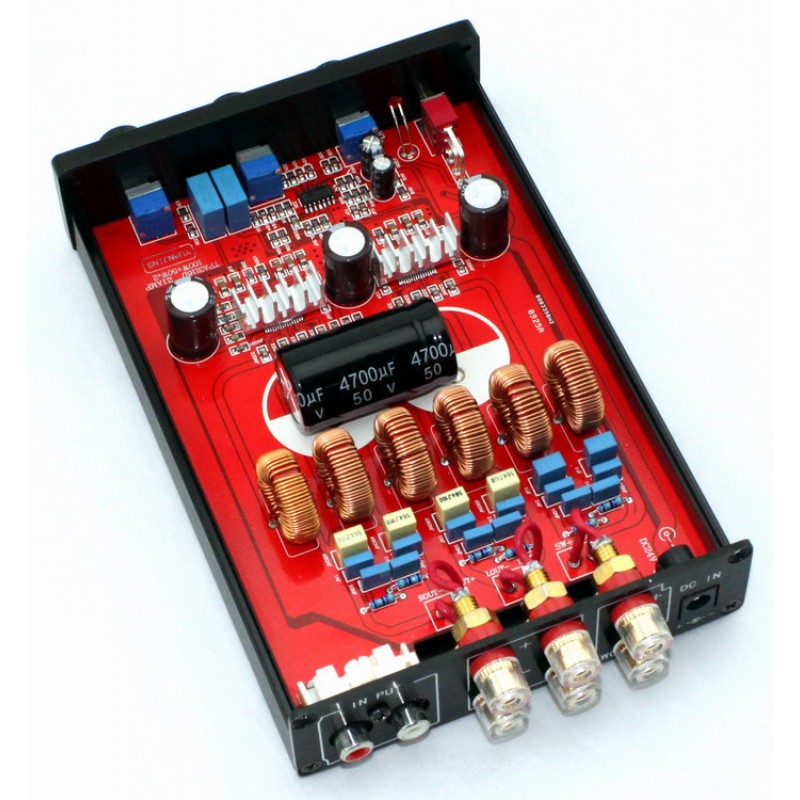 YJ Finished hifi amplifier Class D AMP TPA3116 2.1 amplifier 50W+50W +100W