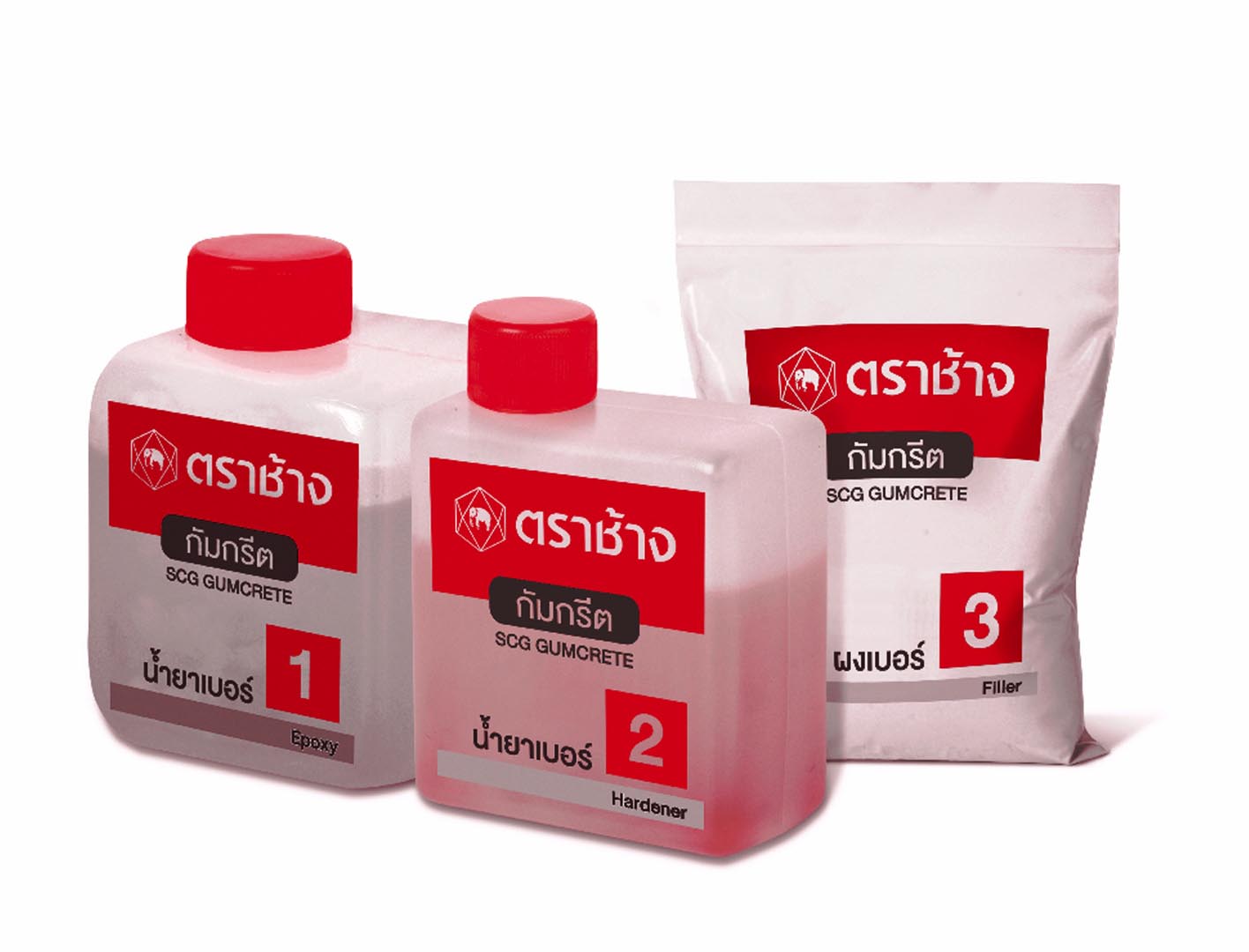 กัมกรีต เอสซีจี 0.5 กก. สำหรับหลังคาลอนคู่