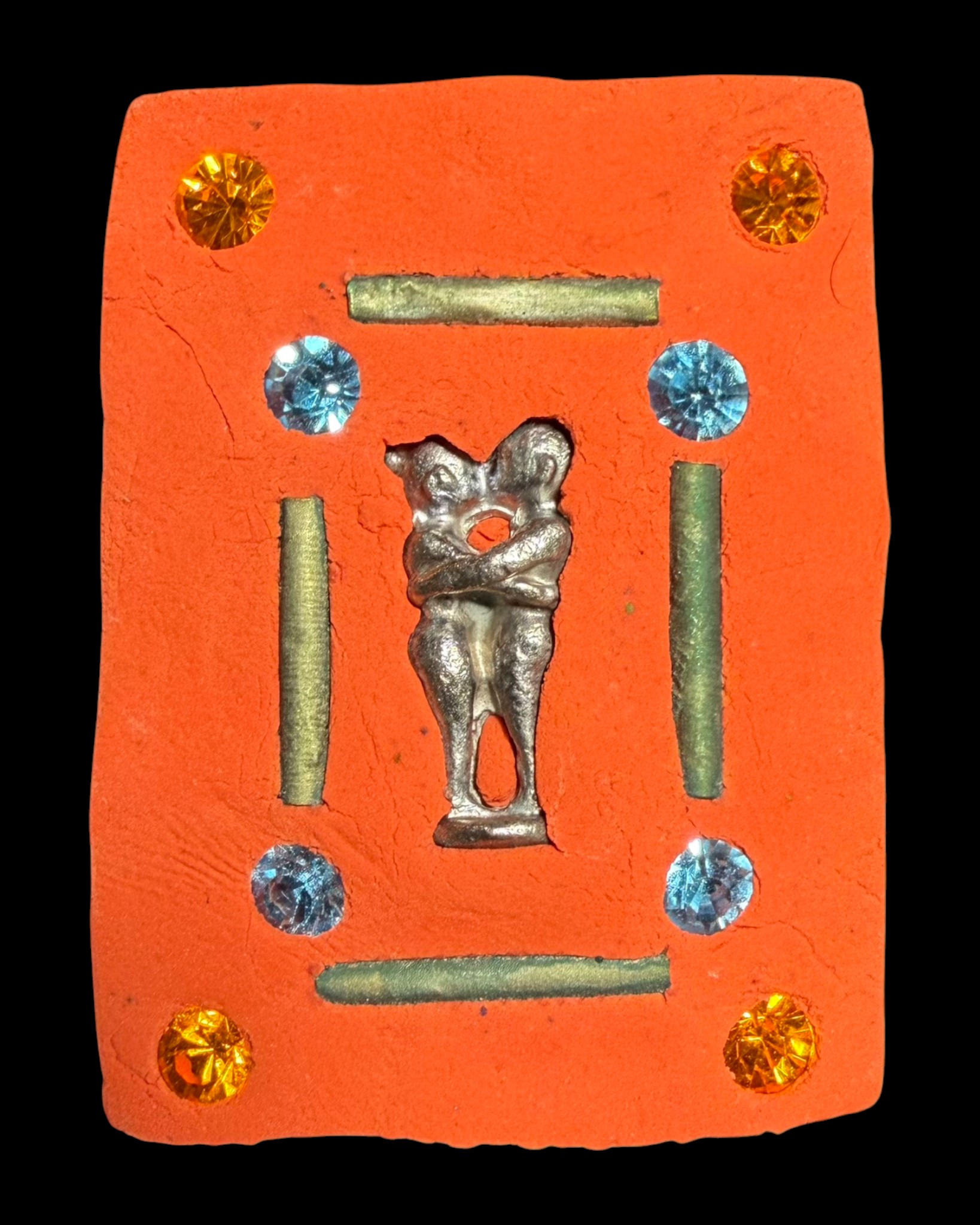 พญาเขาคำเขารักเขาหลง (สีส้ม) Golden Horn Prince. (orange color) SKU-03537