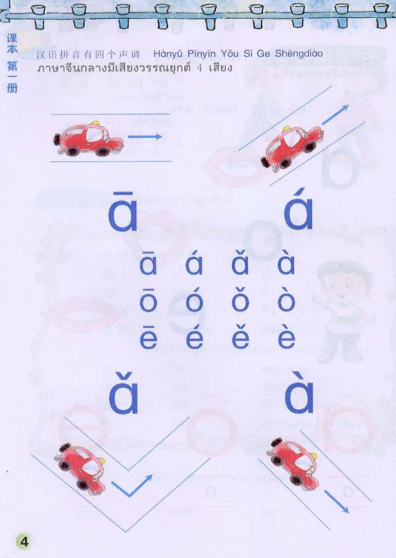 แบบเรียนภาษาจีนหรรษา 1 (แบบเรียนภาษาจีน สำหรับนักเรียน ชั้นประถมศึกษา)+แบบฝึกหัด+CD 开开汉语 - 泰国小学中文课本·第1册（含练习册、CD）Open Sesame Chinese Vol.1 with Workbook and 1CD