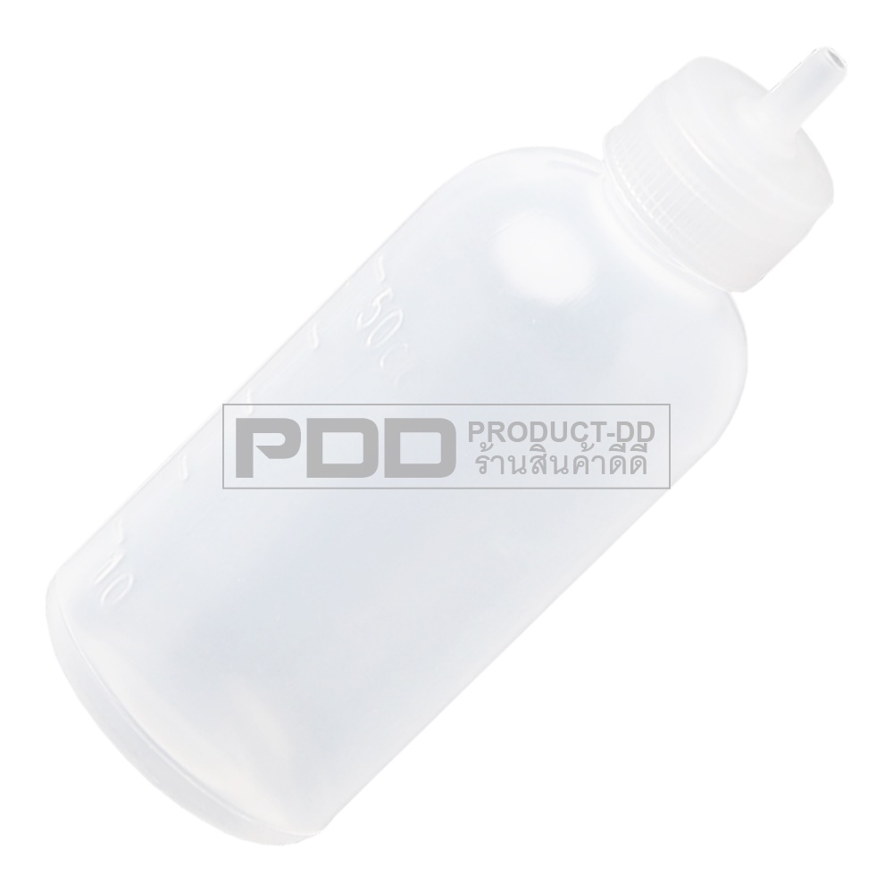 ขวดบีบ 50 ซีซี ปลายเข็มมีฝาปิด ทนสารเคมี ใช้จ่ายน้ำยา ฟลักซ์เหลว น้ำมัน ของเหลวอื่นๆ