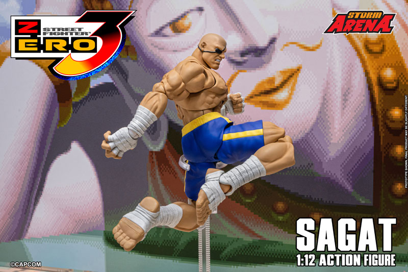 Street Fighter Alpha 3 1/12 Scale Action Figure Sagat(Provisional Pre-order)
