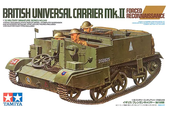 โมเดลรถถังทามิย่า ขนาด 1/35 Tamiya TA35249 British Univ Carrier Mk.II