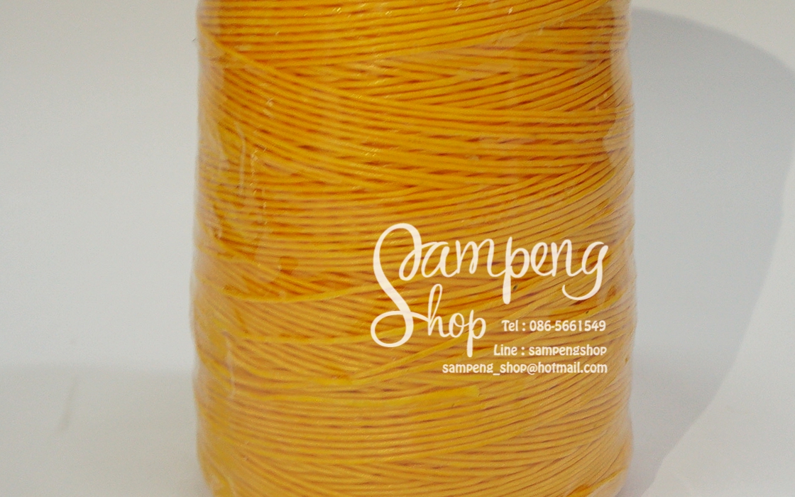 เชือกเทียน สีเหลืองทอง
