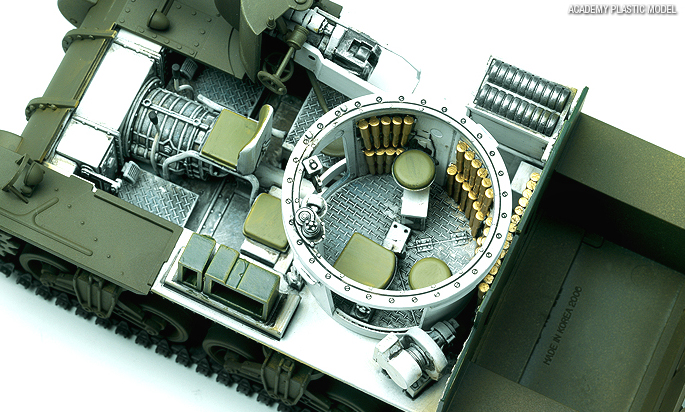 โมเดลรถถัง Academy ขนาด 1/35 AC13206 M3 Lee US Medium Tank