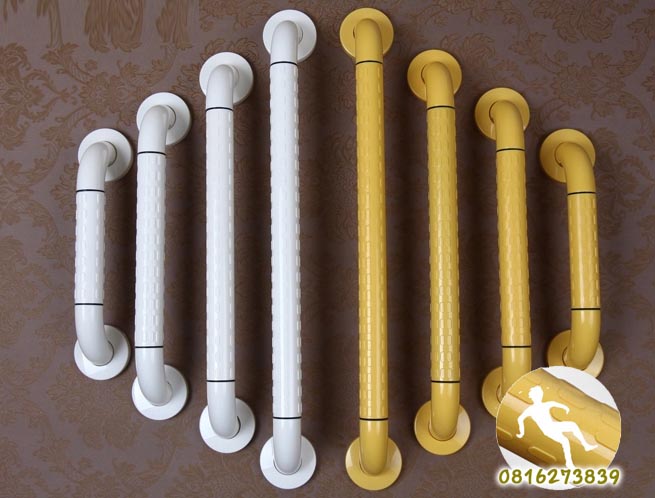 ราวมือจับ ยาว 80 cm สีเหลือง