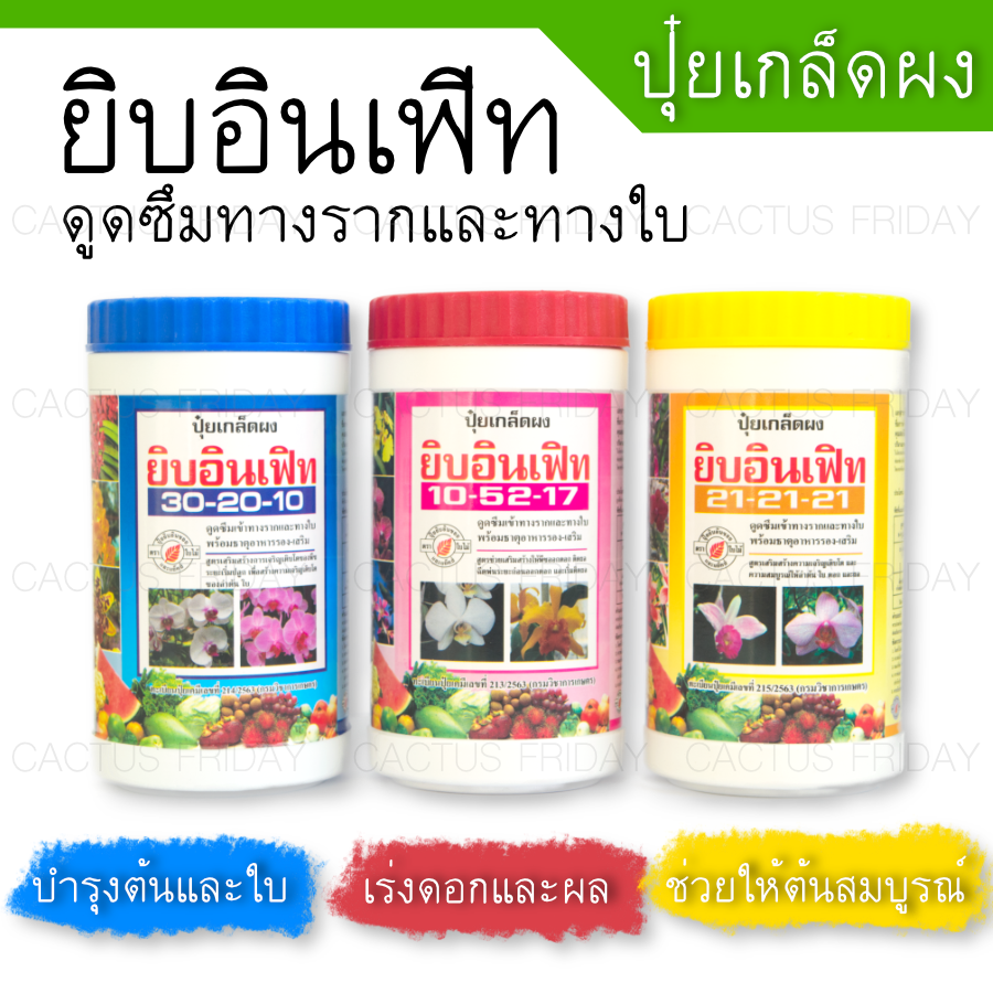 ปุ๋ยเกล็ด ยิบอินเฟิท สำหรับฉีดพ่น