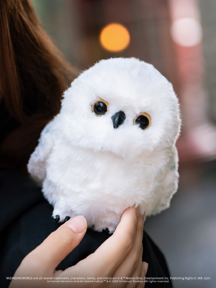 [Pre-Order] Harry Potter Snow owl Universal Studios Beijing นกฮูกแฮร์รี่ โต้ตอบได้