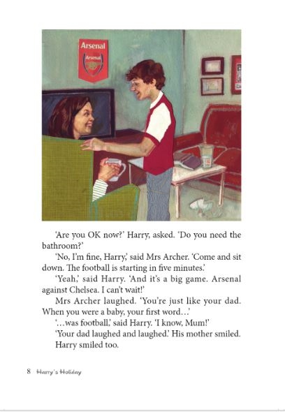 หนังสืออ่านนอกเวลาภาษาอังกฤษ เรื่อง Harry's Holiday (ระดับ 1) + CD Harry's Holiday (English Reading: Level 1) + CD