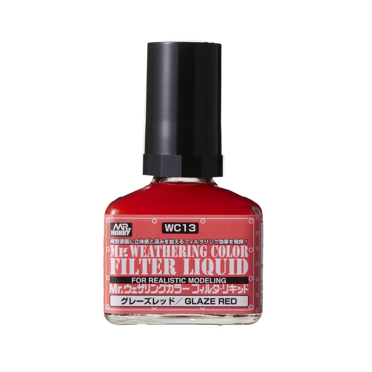 WC-13 MR.HOBBY WEATHERING FILTER LIQUID GLAZE RED