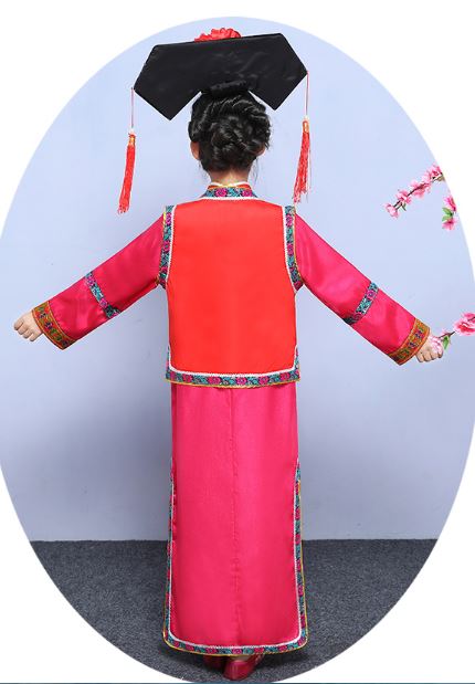 ชุดองค์หญิงน้อยราชวงศ์ชิง 女童古装清朝宫廷公主服装 Qing Dynasty Little Princess Court Costume